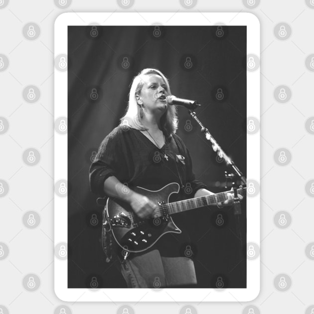 Mary Chapin Carpenter BW Photograph Sticker by Concert Photos